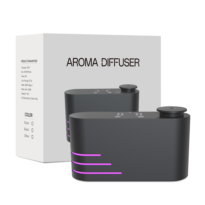 Scenthope X4 Aluminum Spray Air Freshener Rechargeable Aroma Diffuser Waterless Automatic Air freshener Dispenser