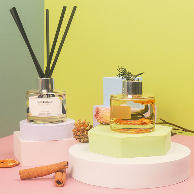SCENTHOPE 100ml Hot Selling Custom Scent Stick Household Office Luxury Air Refresh Aroma Reed Diffuser Oil Glass Bottle