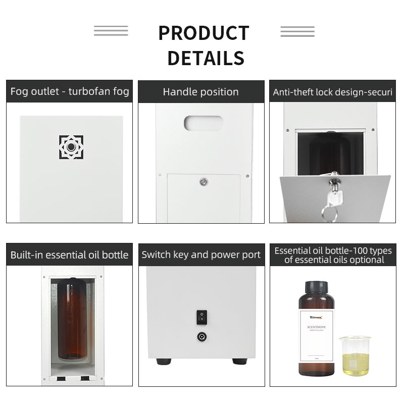 SCENTHOPE AS3000 Standard APP Remote Control Automatic Air Freshener Fragrance Diffuser 6 Timers Portable Home Fragrance Diffuser