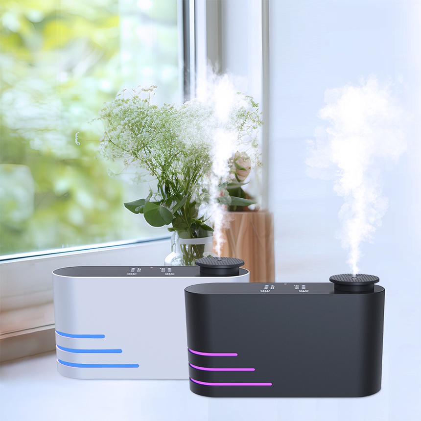 Scenthope X4 Aluminum Spray Air Freshener Rechargeable Aroma Diffuser Waterless Automatic Air freshener Dispenser