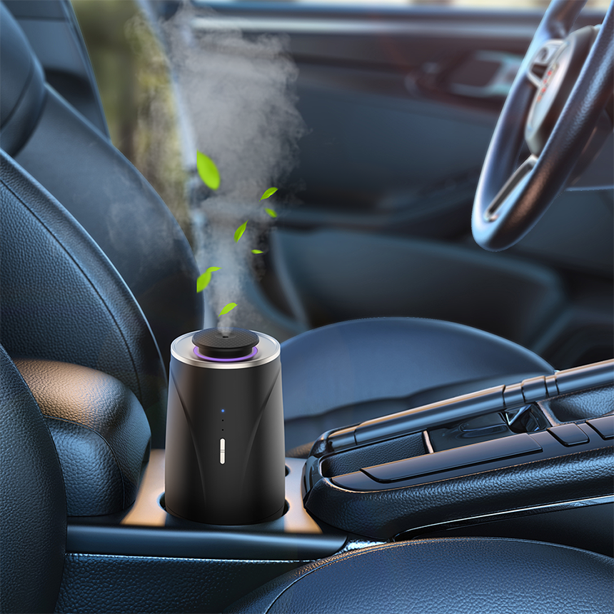 Scenthope X3Art Luxury Car Odor Remover Fragrance Rechargeable Battery Automatic Sensor Car Scent Oil Diffuser